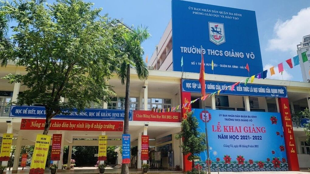 Trường THCS Giảng Võ hân hoan đón Lễ khai giảng đặc biệt  của năm học 2021-2022 – năm học hướng tới những giá trị cốt lõi