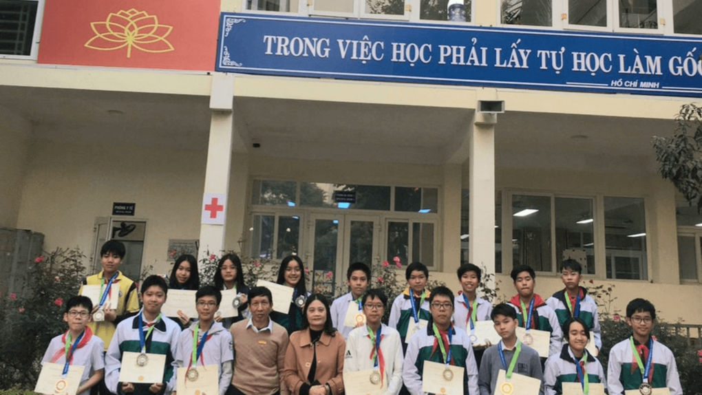 Trường THCS Giảng Võ giành 62 huy chương cấp Quốc gia, Quốc tế