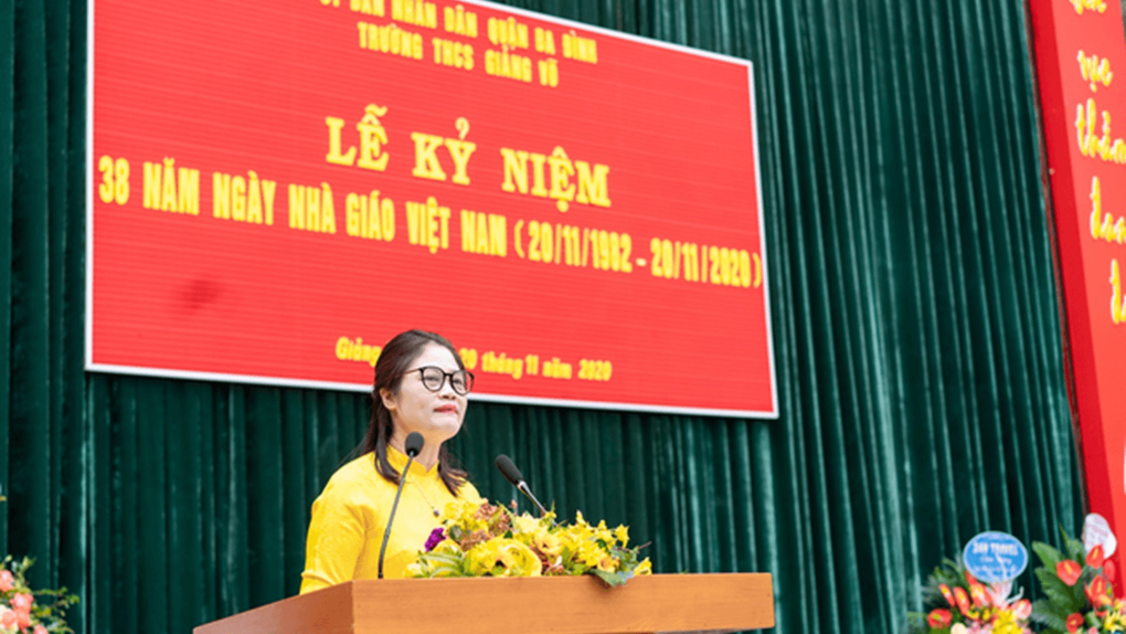 Trường THCS Giảng Võ kỷ niệm 38 năm ngày Nhà giáo Việt Nam
