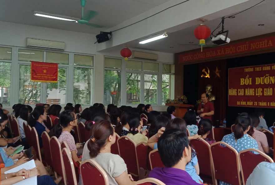 Bồi dưỡng nâng cao năng lực giáo viên THCS tại trường THCS Giảng Võ