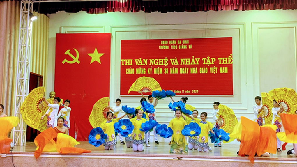 Trường THCS Giảng Võ tưng bừng tổ chức các hoạt động  Chào mừng Ngày Nhà giáo Việt Nam 20/11