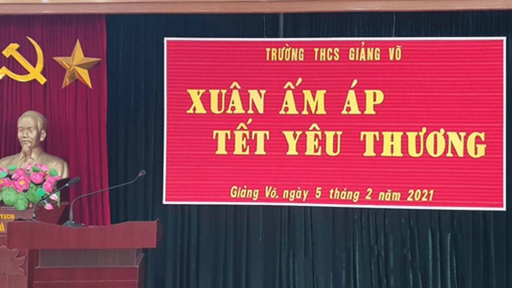 Tết ở trường THCS Giảng Võ