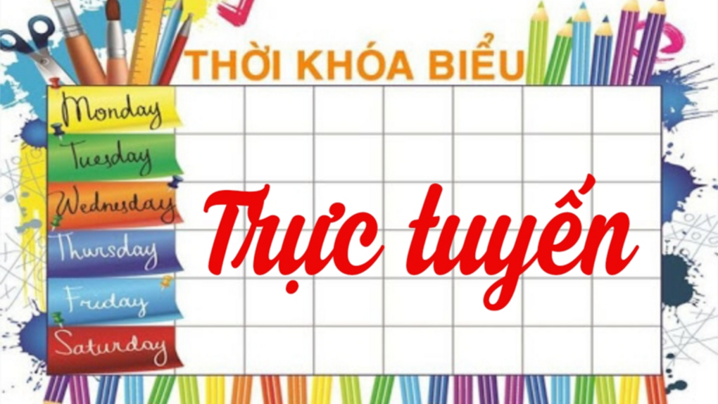 Thời khóa biểu số 1 năm học 2021 - 2022