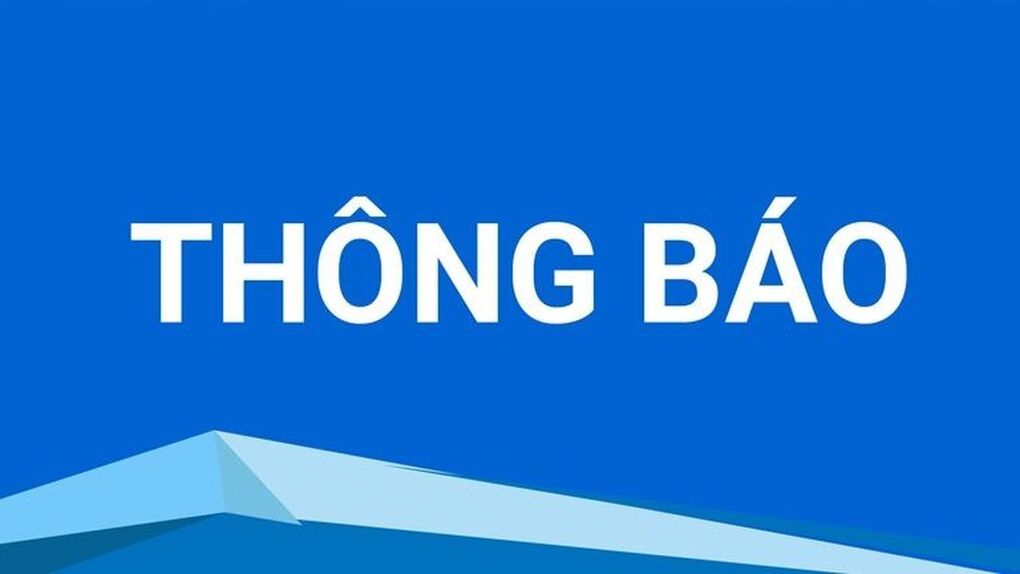 Thông báo kiểm tra học kì I năm học 2021-2022