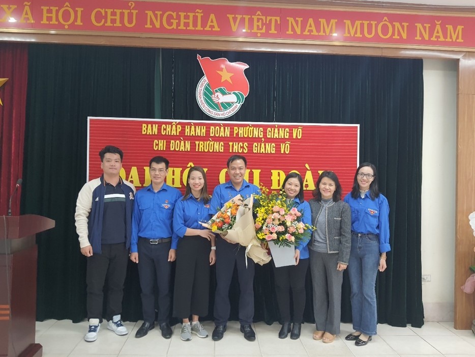 Chi đoàn trường THCS Giảng Võ tổ chức thành công đại hội chi đoàn nhiệm kì 2022 – 2024