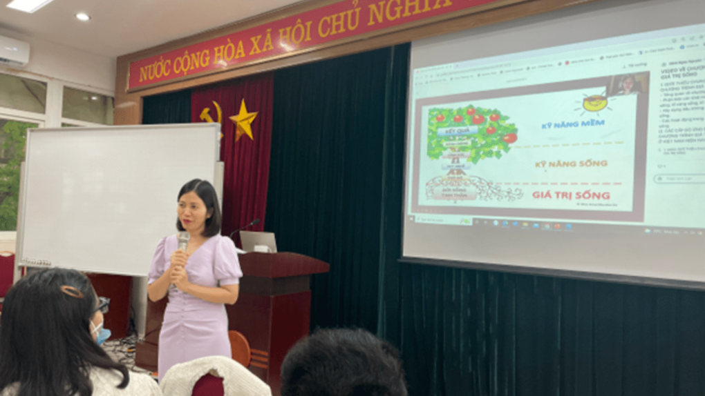 Trường THCS Giảng Võ tổ chức tập huấn “Đưa giá trị sống vào lớp học” cho giáo viên chủ nhiệm