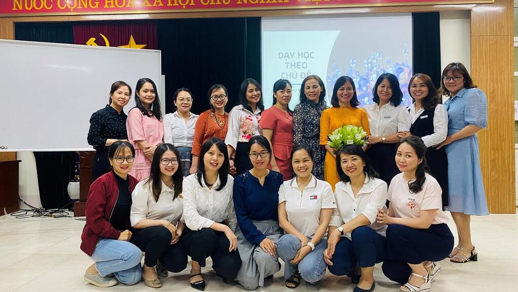 Trường THCS Giảng Võ tổ chức tập huấn “Dạy học theo chủ đề” cho giáo viên tổ Văn - Sử - GDCD