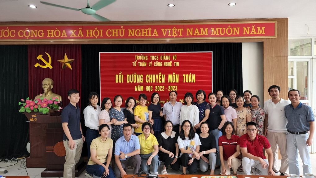 Trường THCS Giảng Võ tổ chức tập huấn chuyên môn cho giáo viên trước thềm năm học mới