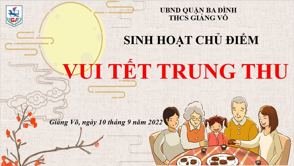 Học sinh trường THCS Giảng Võ vui đón tết Trung thu