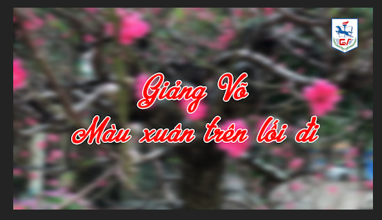 Giảng Võ, màu xuân trên lối đi