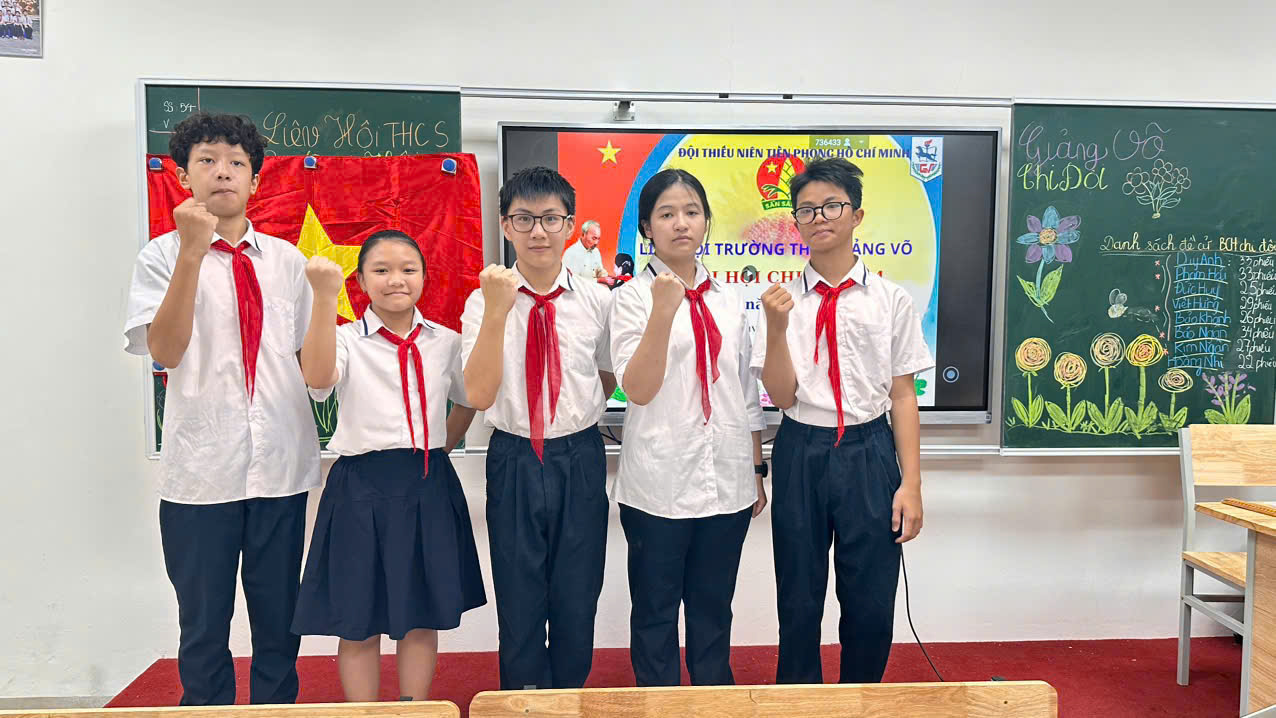 Đại hội Chi đội trường THCS Giảng Võ – Ngày hội của các Đội viên