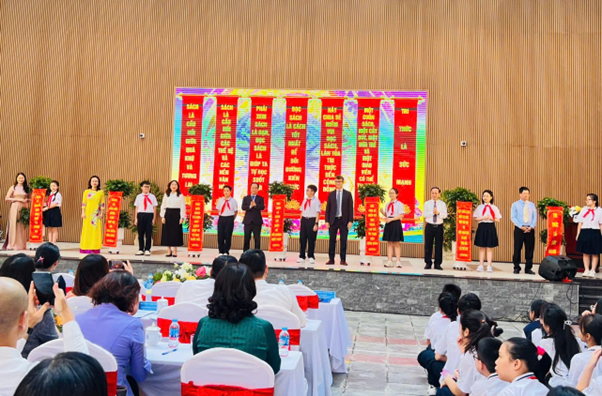 Lễ khai mạc và phát động “Tuần lễ hưởng ứng học tập suốt đời năm 2024” tại trường THCS Giảng Võ