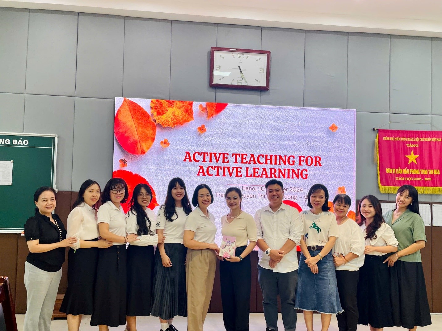 Phương pháp “Học tập chủ động” – Chủ đề mới mẻ, thiết thực của buổi tập huấn giáo viên Tổ Ngoại ngữ trường THCS Giảng Võ