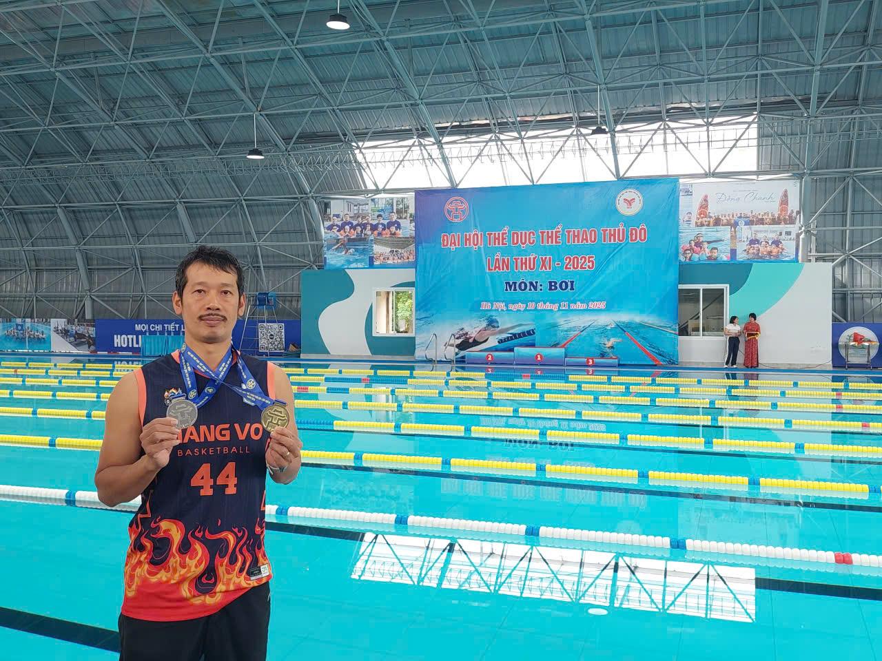 Thầy và trò trường THCS Giảng Võ giành huy chương tại Đại hội Thể dục Thể thao Thủ đô lần thứ XI năm 2025