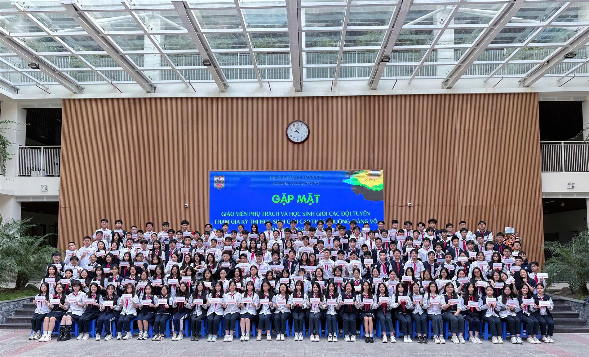 Trường THCS Giảng Võ gửi niềm tin, tiếp động lực cho học sinh trước kỳ thi Học sinh giỏi các môn Văn hóa lớp 9 cấp Phường năm học 2025 - 2026