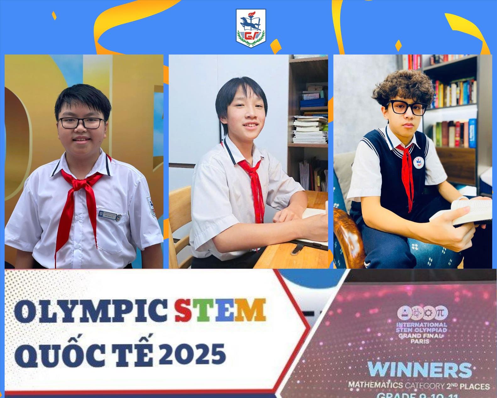 Học sinh Giảng Võ giành Huy chương Vàng tại vòng Chung kết Quốc gia Olympic STEM Thế giới 2025