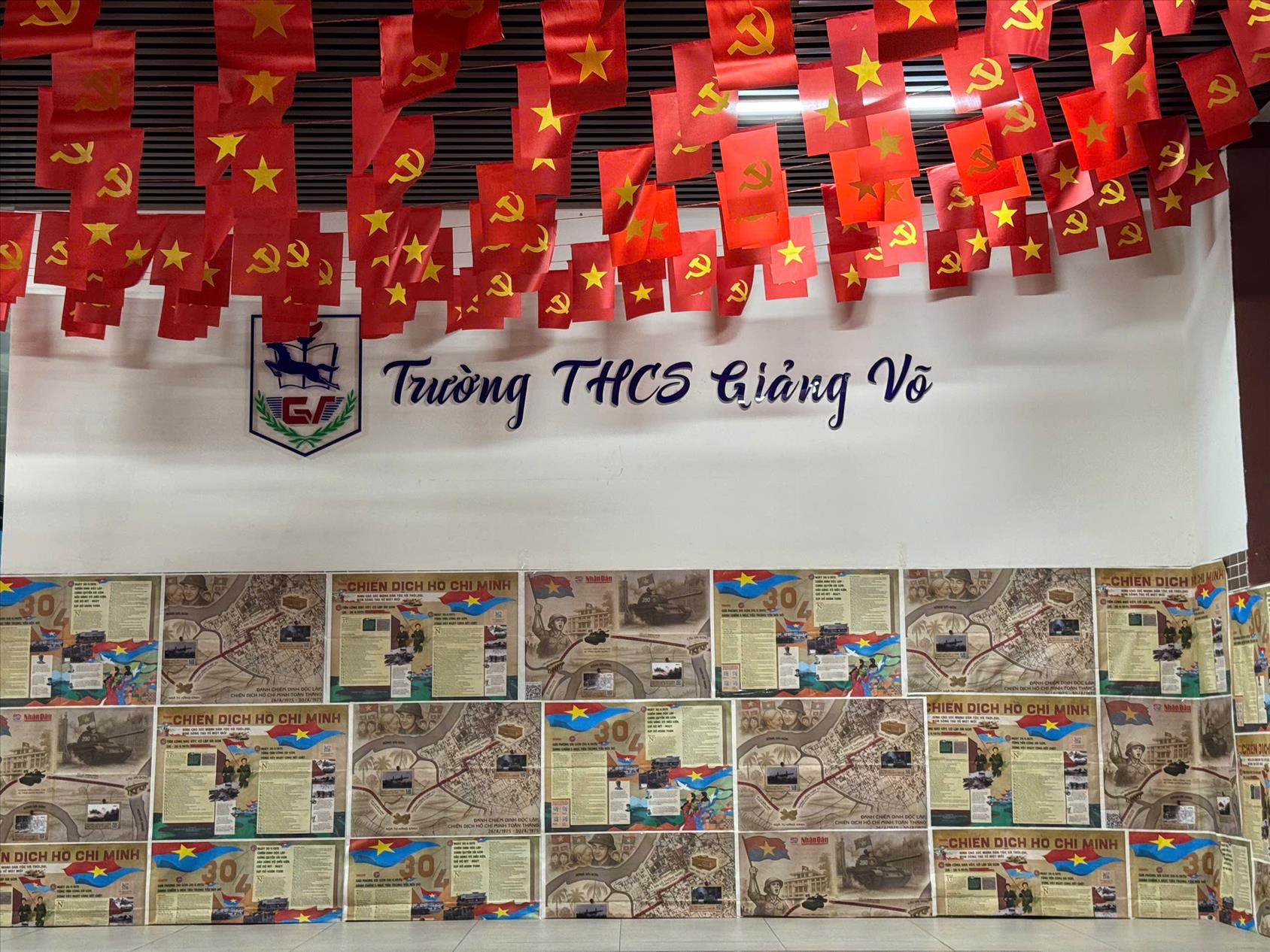 [Video] Hoạt động chuẩn bị chào mừng 50 năm Ngày Giải phóng miền Nam, thống nhất đất nước của học sinh trường THCS Giảng Võ