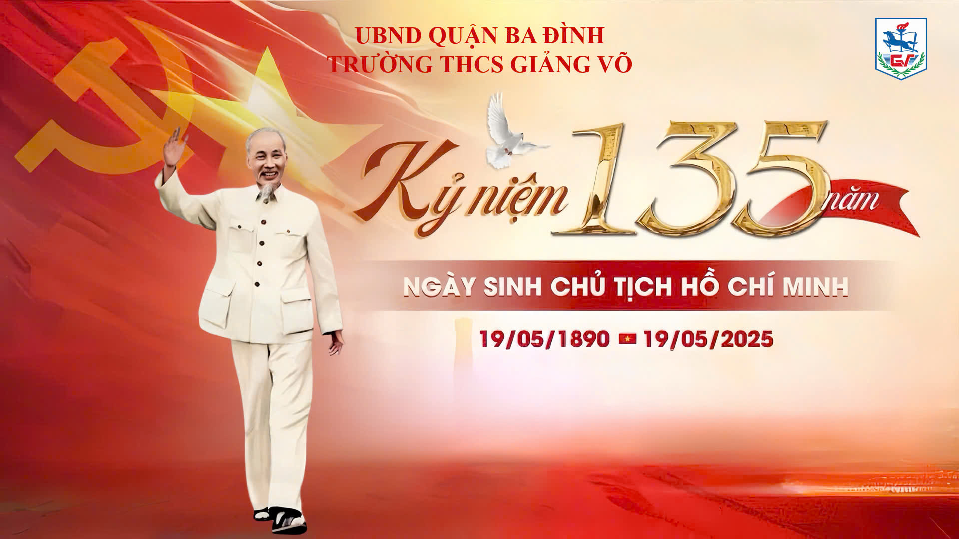 Học sinh trường THCS Giảng Võ “Làm nghìn việc tốt –  Dâng Bác kính yêu”