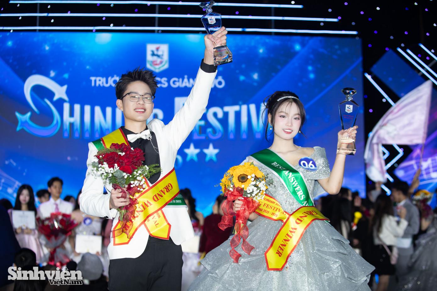 Hà Trí và Bảo Trang là tân King & Queen Trường THCS Giảng Võ 2026