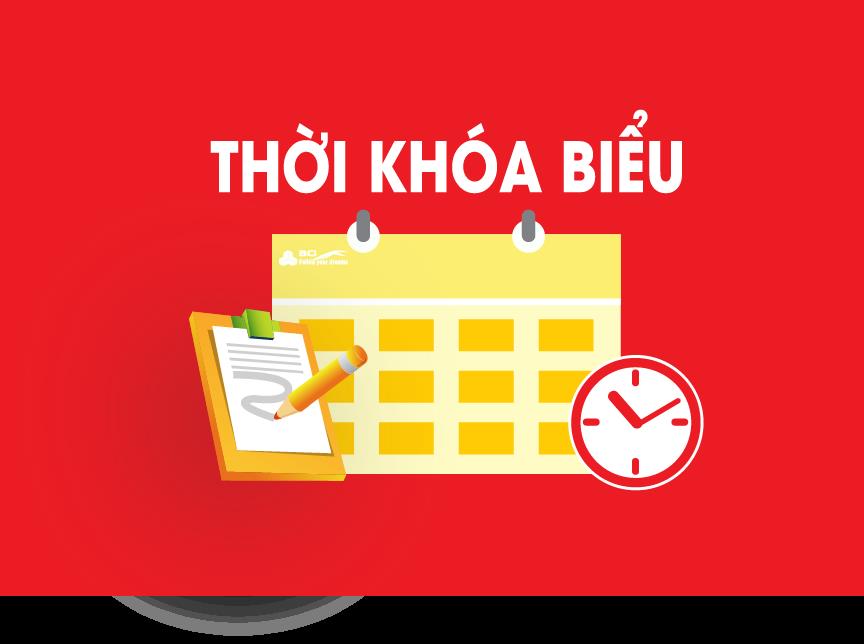 THỜI KHÓA BIỂU SỐ 1 (Thực hiện từ ngày 07/09/2026)