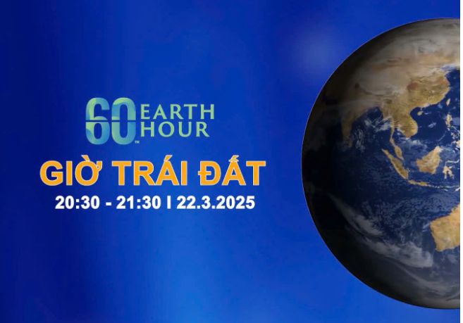 Hãy cùng hưởng ứng Giờ Trái Đất 2025
