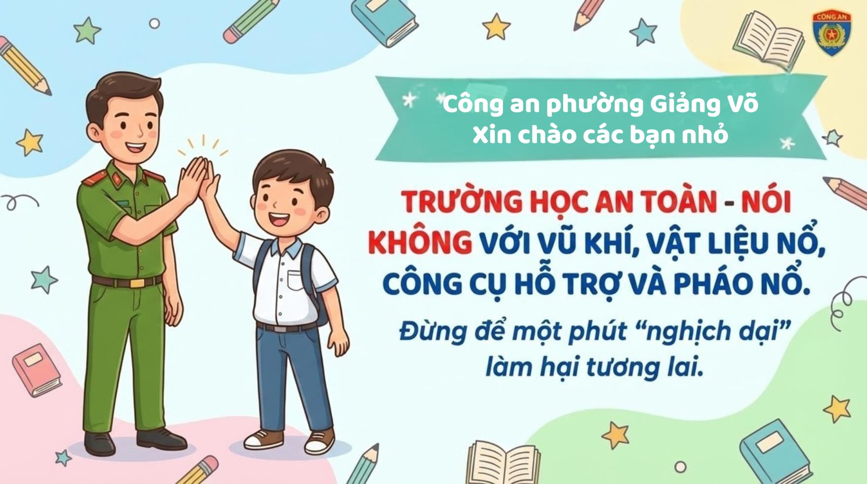 Trường THCS Giảng Võ tăng cường giáo dục kĩ năng phòng tránh rủi ro cho học sinh