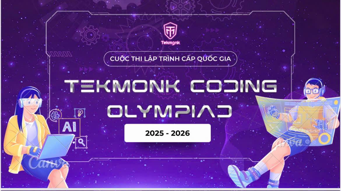 Học sinh trường THCS Giảng Võ tỏa sáng tại Giải Vô địch Tekmonk Coding Olympiad (vòng Chung kết Quốc gia)